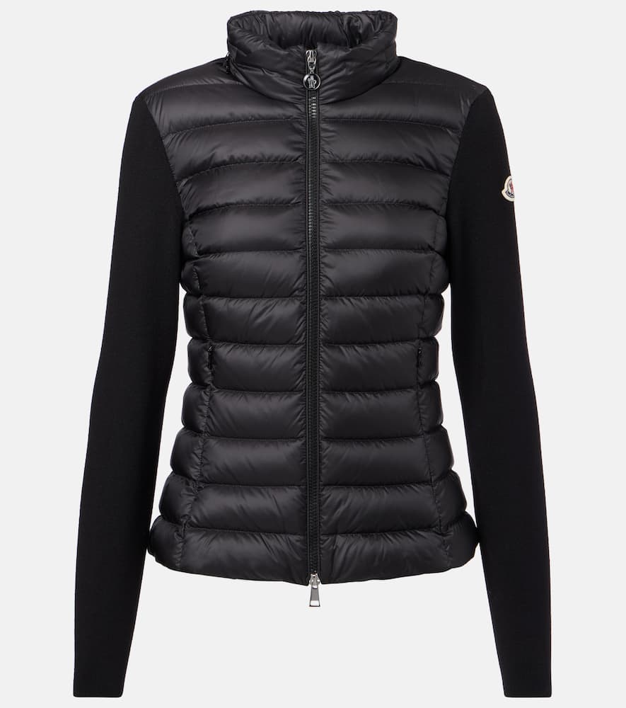 Moncler Quilted Zip-up Cardigan