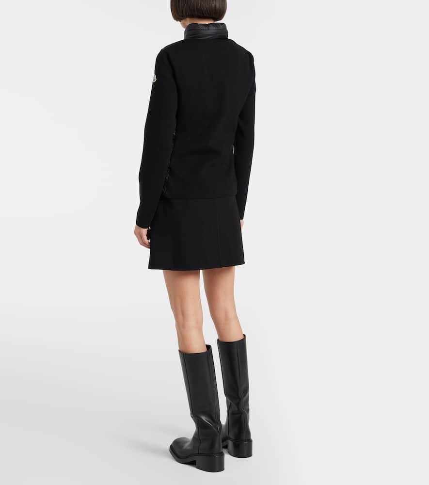Moncler Quilted Zip-up Cardigan