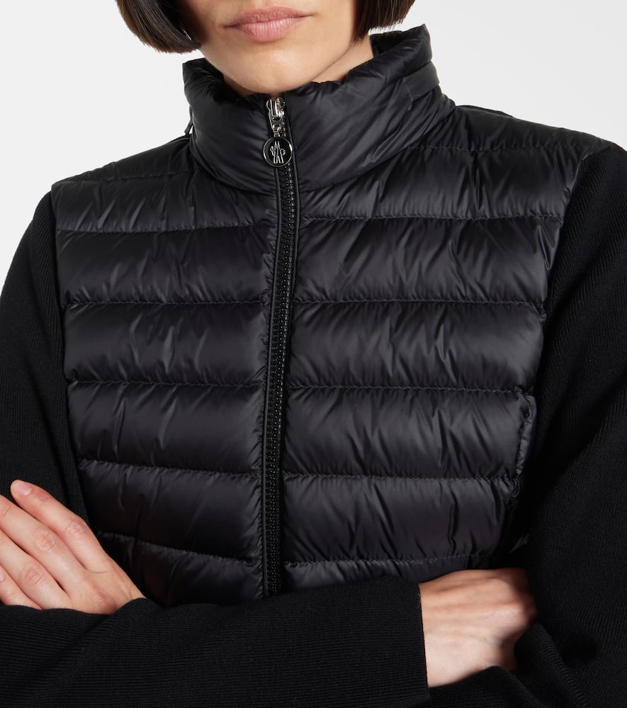 Moncler Quilted Zip-up Cardigan
