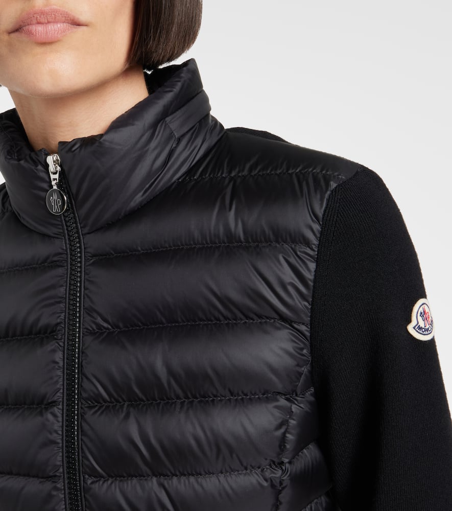 Moncler Quilted Zip-up Cardigan