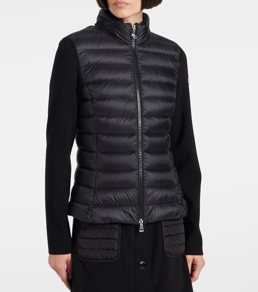 Moncler Quilted Zip-up Cardigan