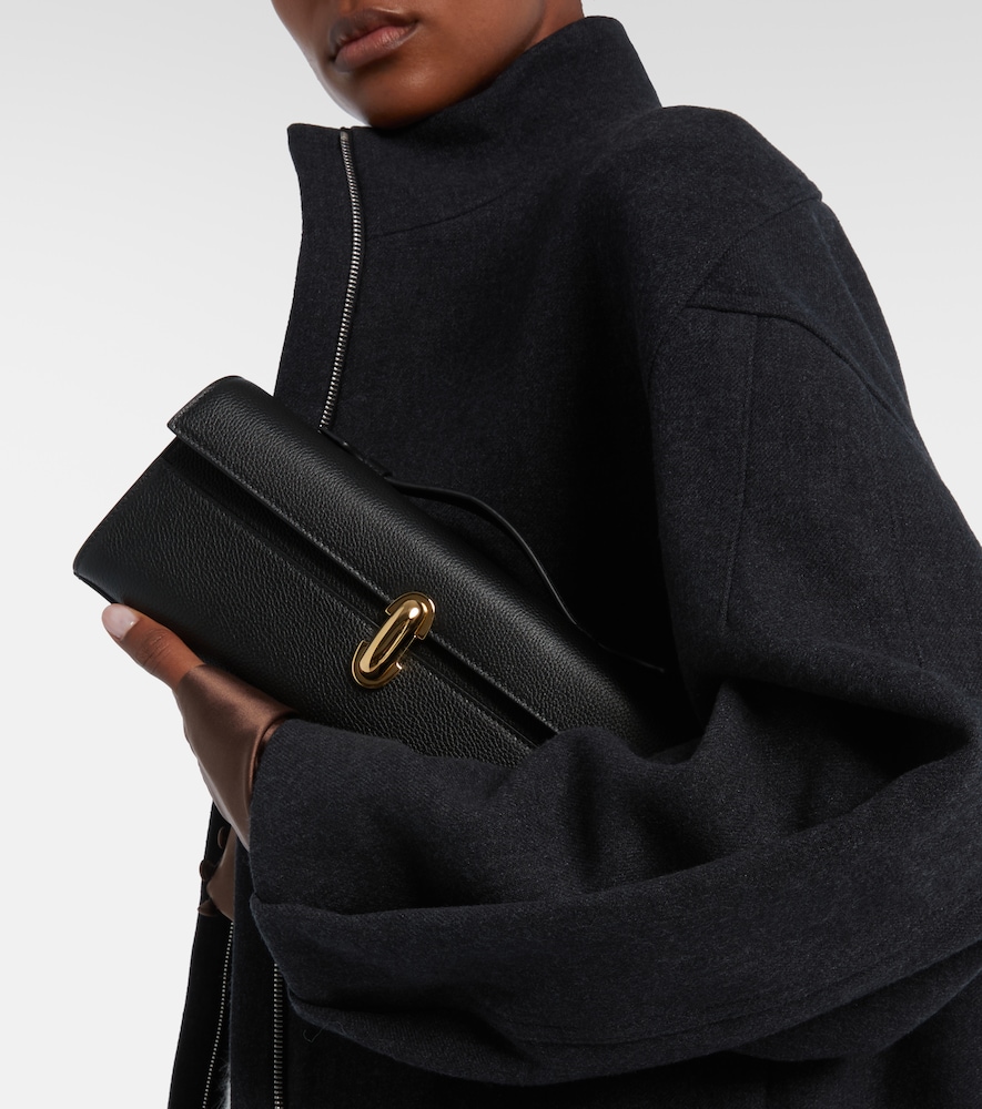 Savette Slim Symmetry leather tote bag