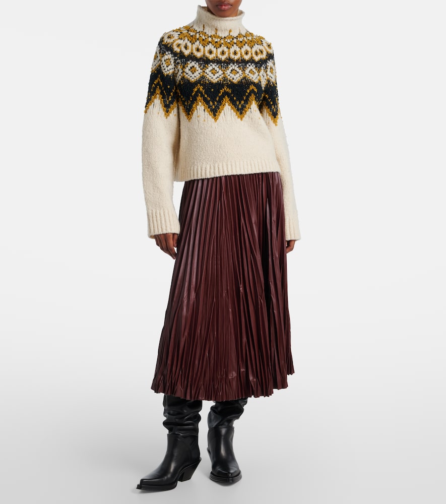  Proenza Schouler Proenza Schouler White Label Midirock Rosalyn Aus Lederimitat 