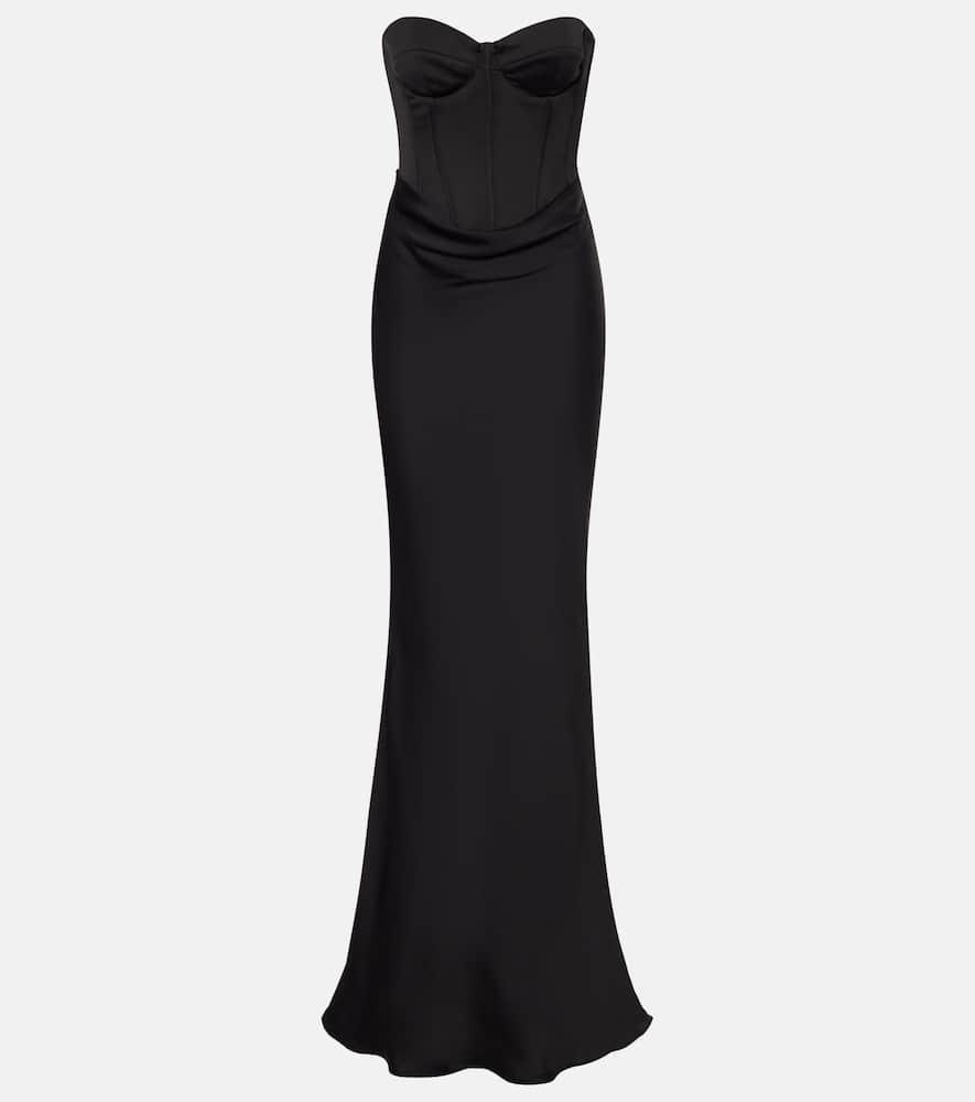 Satin corset dress