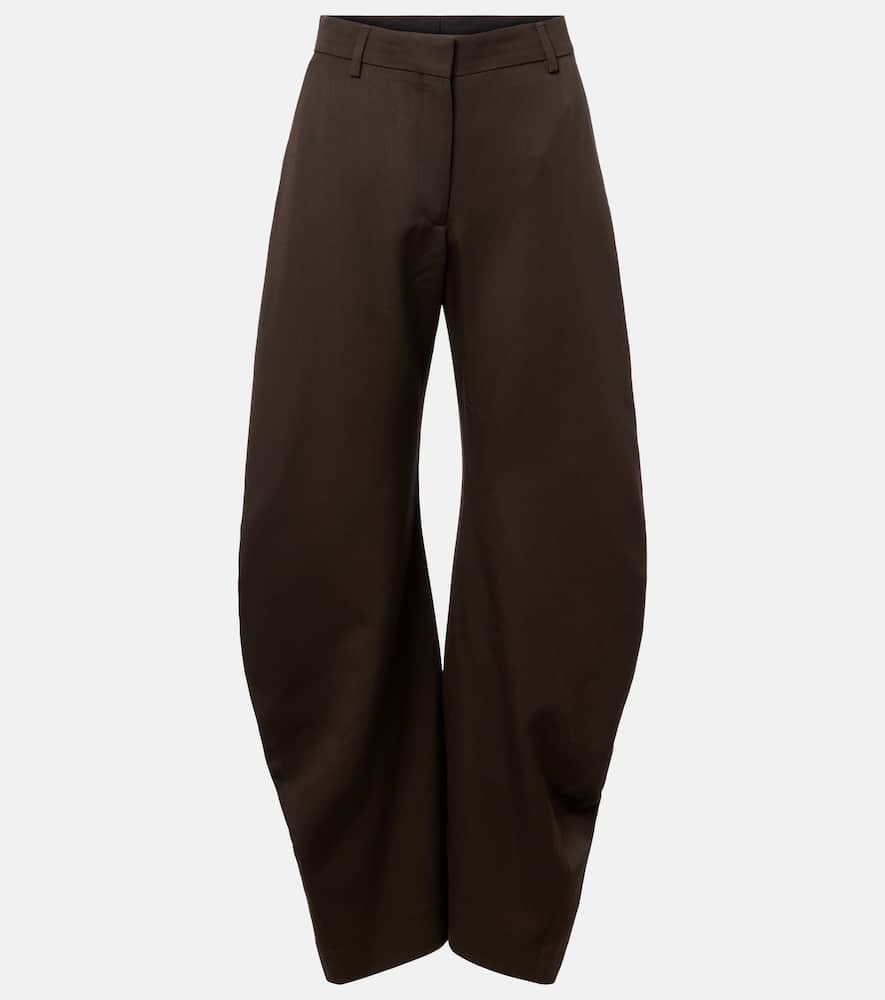 Patty wool wide-leg pants