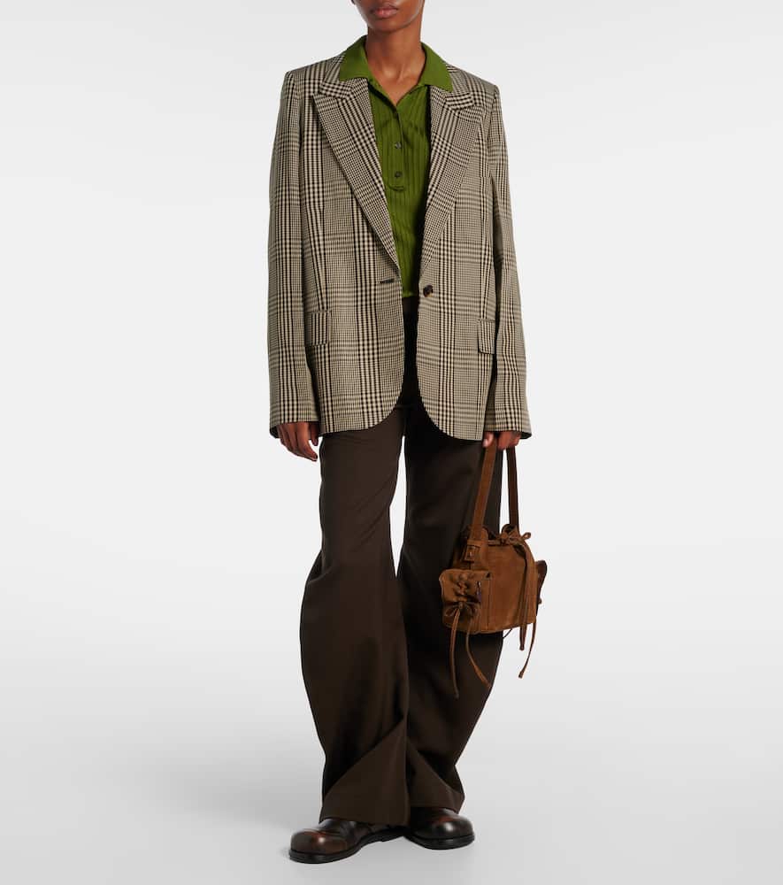 Acne Studios Casual Pants With Belt Loops In Brown