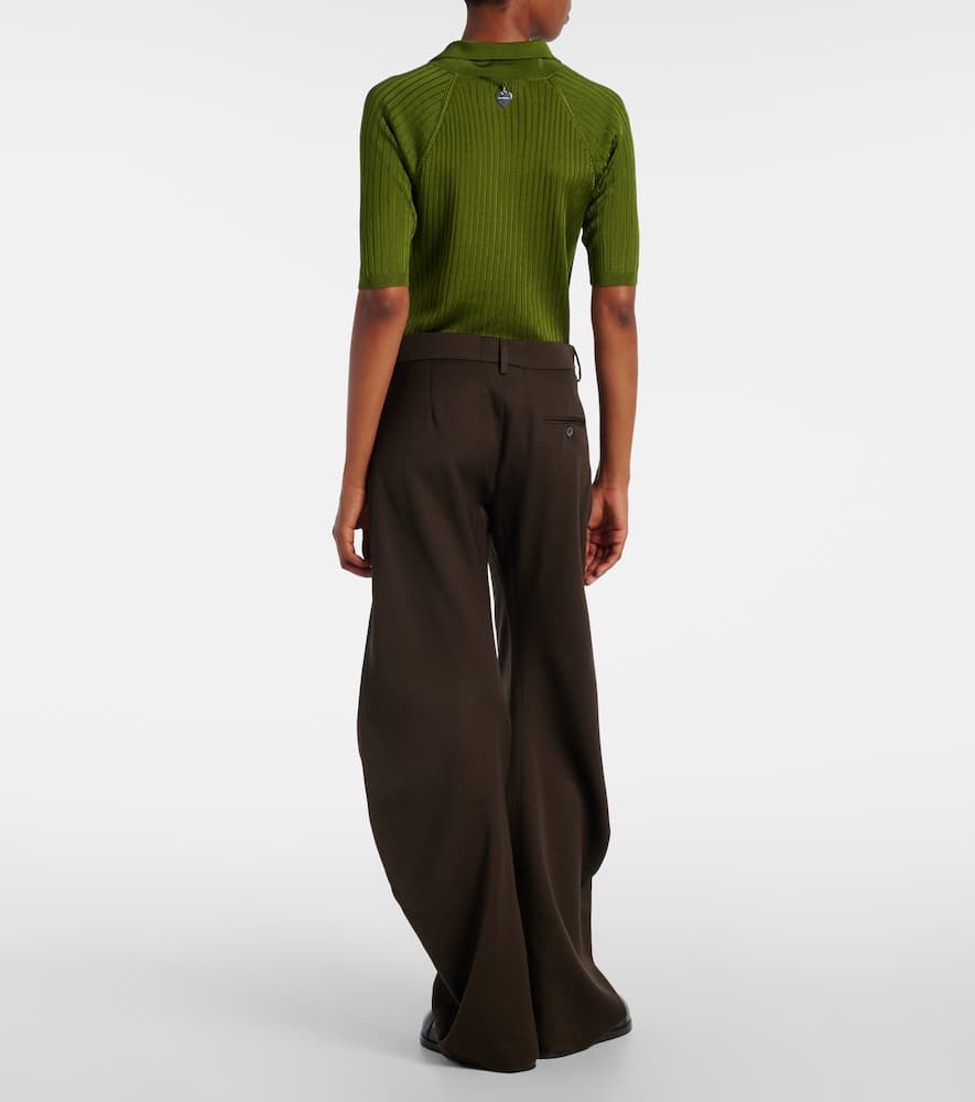 Acne Studios Casual Pants With Belt Loops In Brown