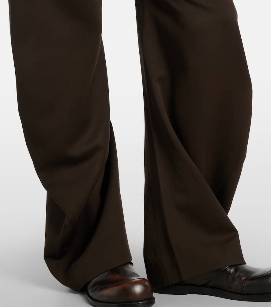 Acne Studios Casual Pants With Belt Loops In Brown