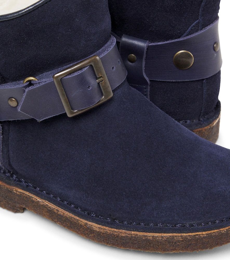 Pèpè Suede Boots In Blue