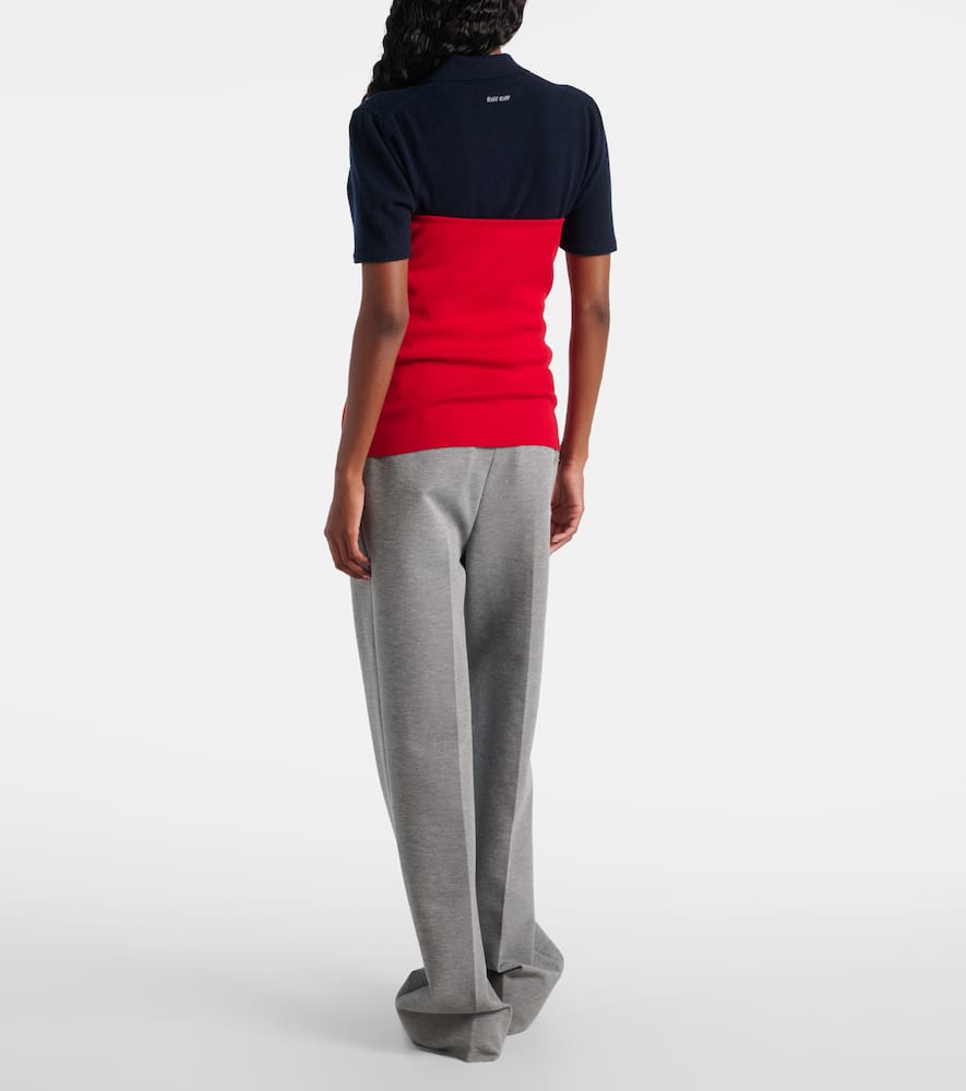 Miu Miu Cotton Jersey Tube Top In Red