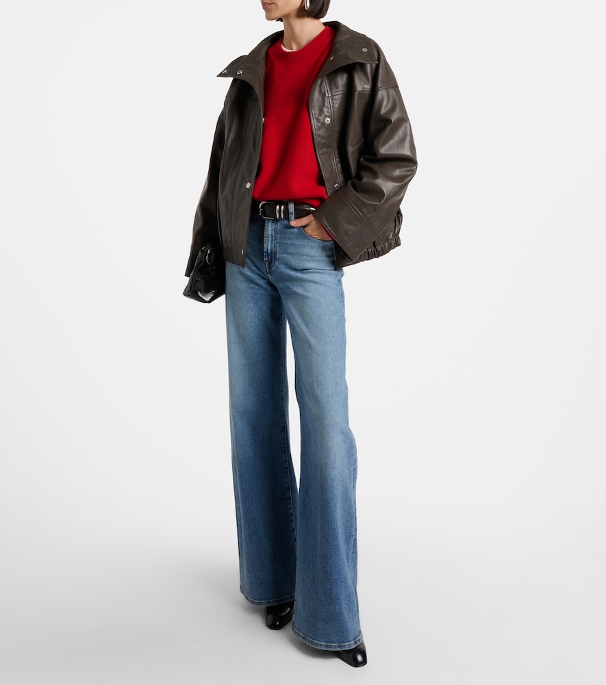 7 For All Mankind Lotta high-rise wide-leg jeans