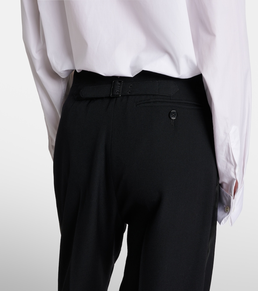  The Row The Row Felicita Wool Twill Wide-leg Pants 