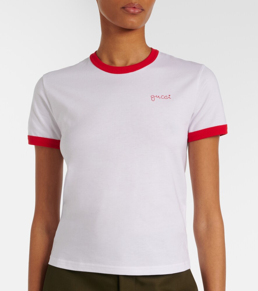  Gucci Gucci T-shirt Aus Baumwolle 