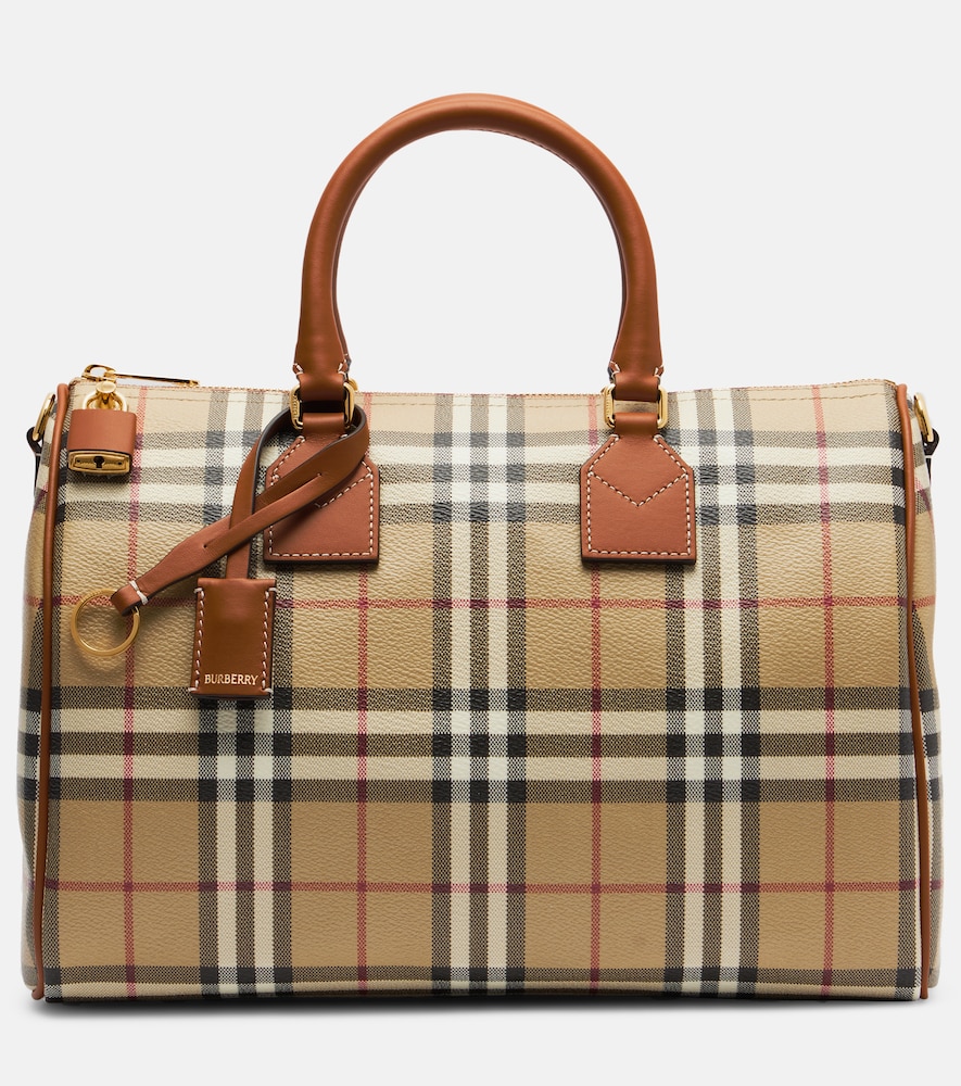 Burberry Bowling Medium  Check top-handle bag