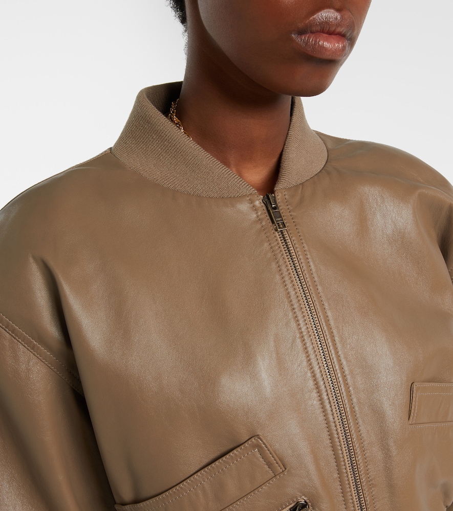  Chloe Chloé Veste Bomber Courte En Cuir 