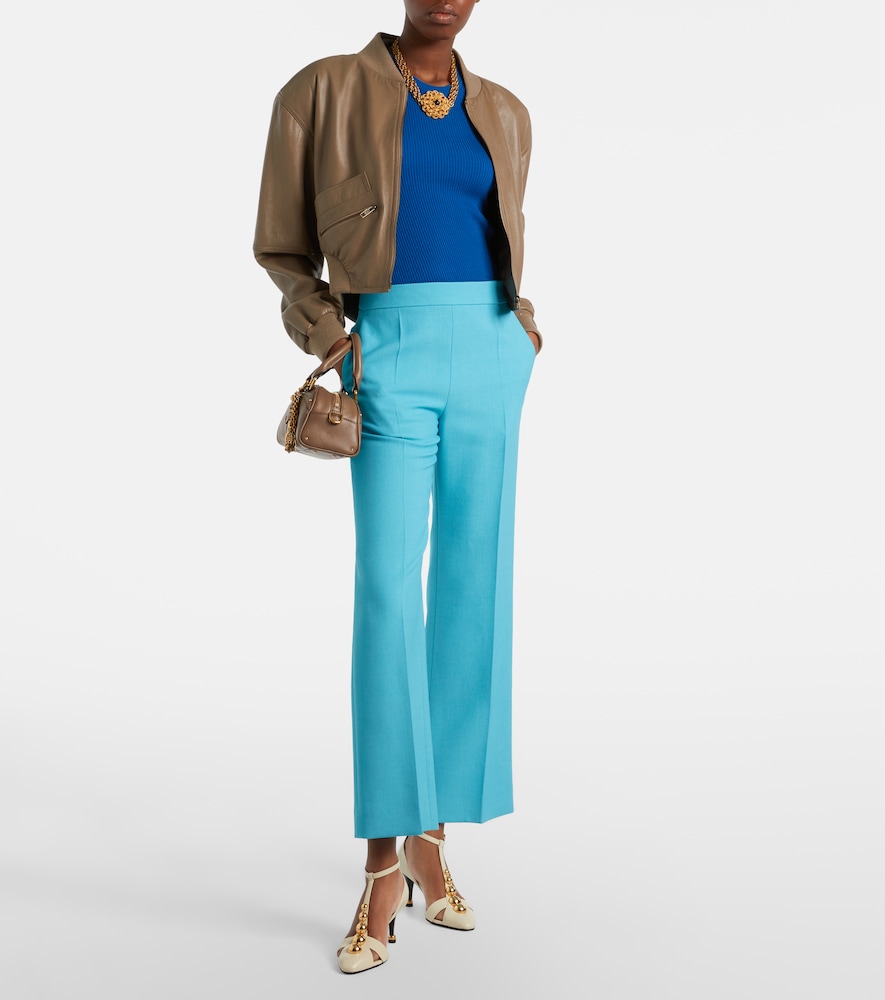  Chloe Chloé Veste Bomber Courte En Cuir 