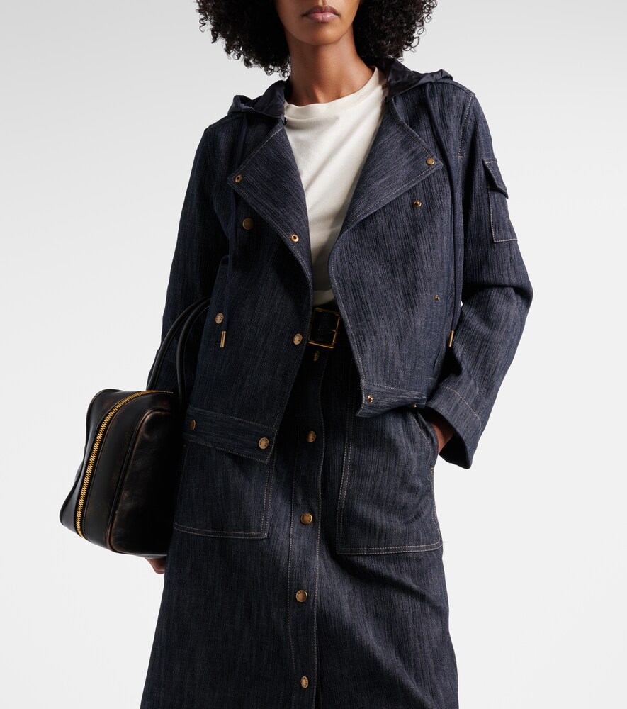  Moncler Moncler Diervilla Double-breasted Denim Jacket 