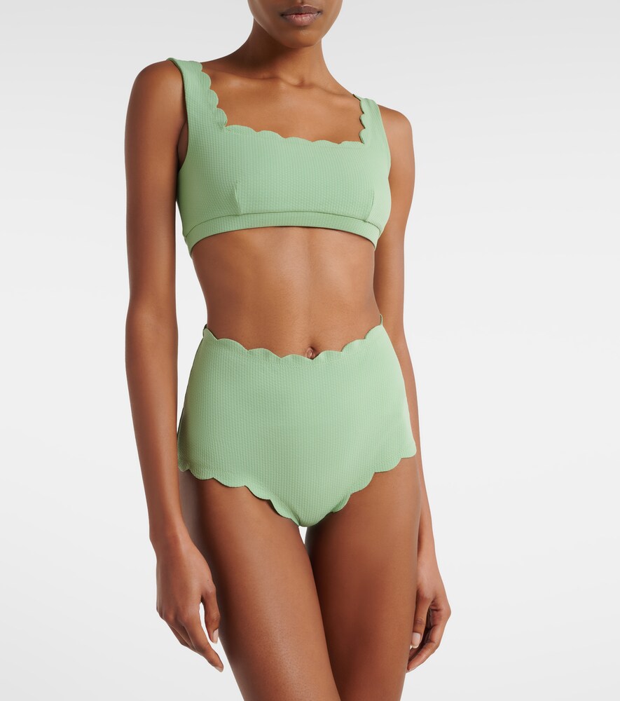 Marysia Santa Monica scalloped bikini bottoms