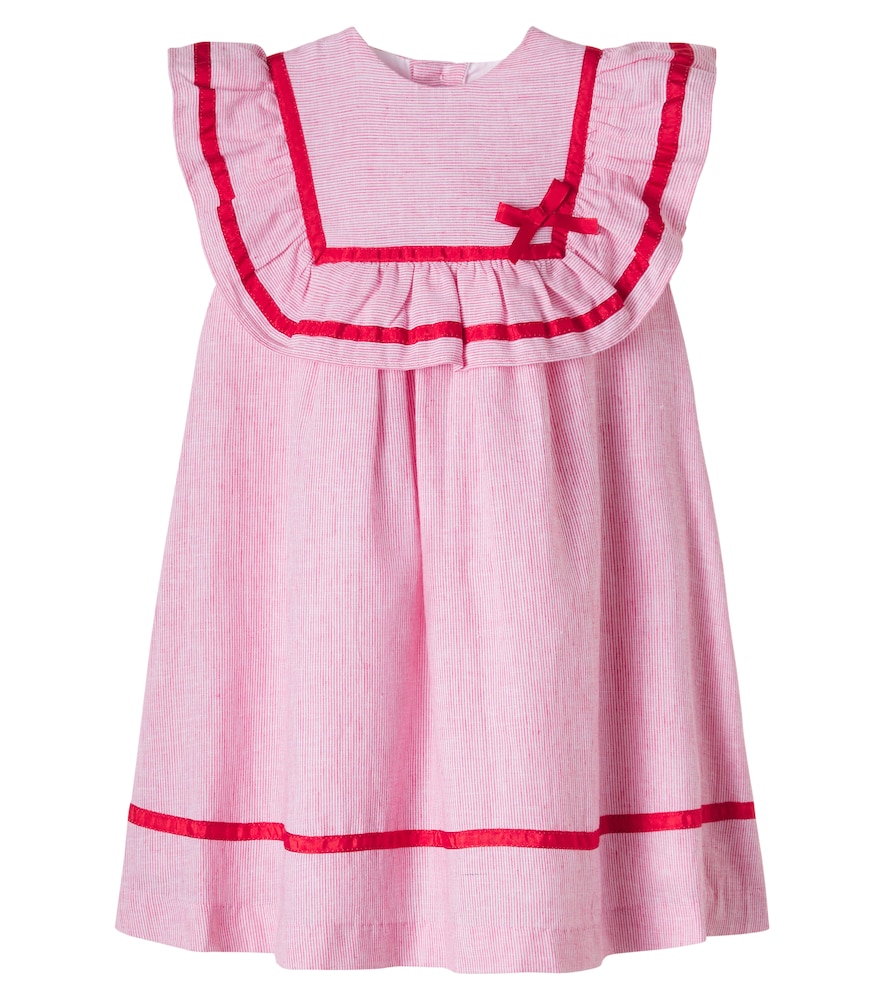 Pepa London Lawrence Ruffled Striped Cotton Dress
