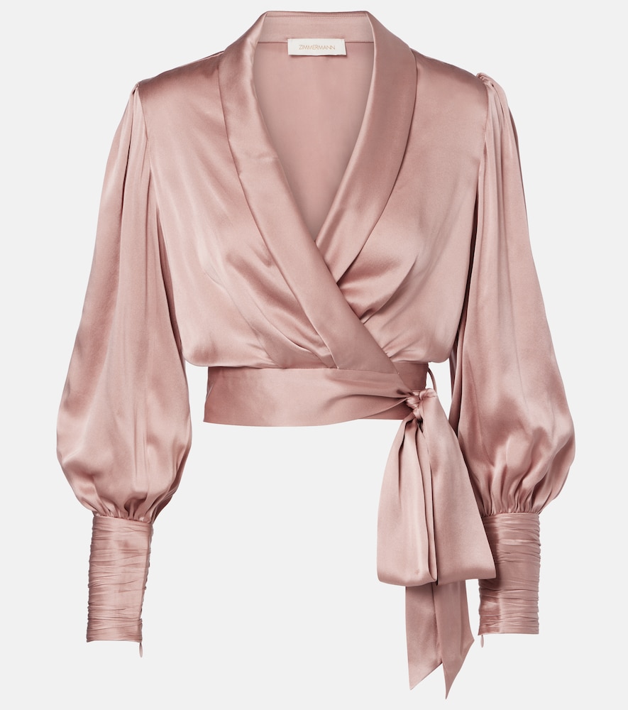 Zimmermann Silk wrap top