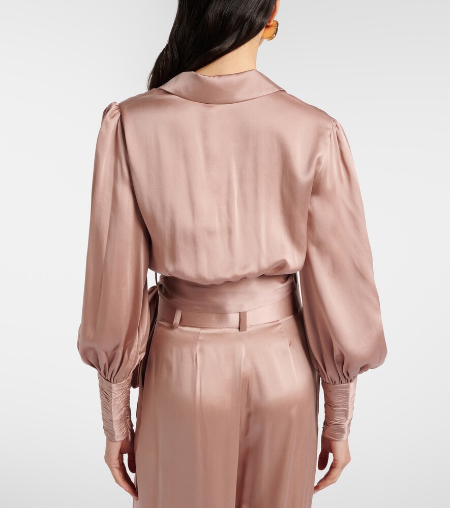  Zimmermann Zimmermann Silk Wrap Top 