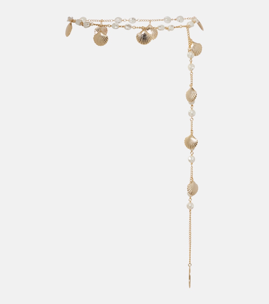Oseree Oséree Shells embellished chain belt | Thumbnail 4