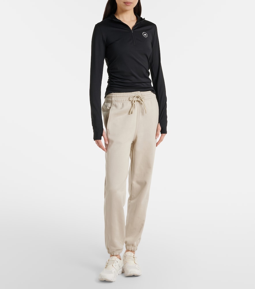 Adidas by Stella McCartney Logo hooded zip-up top