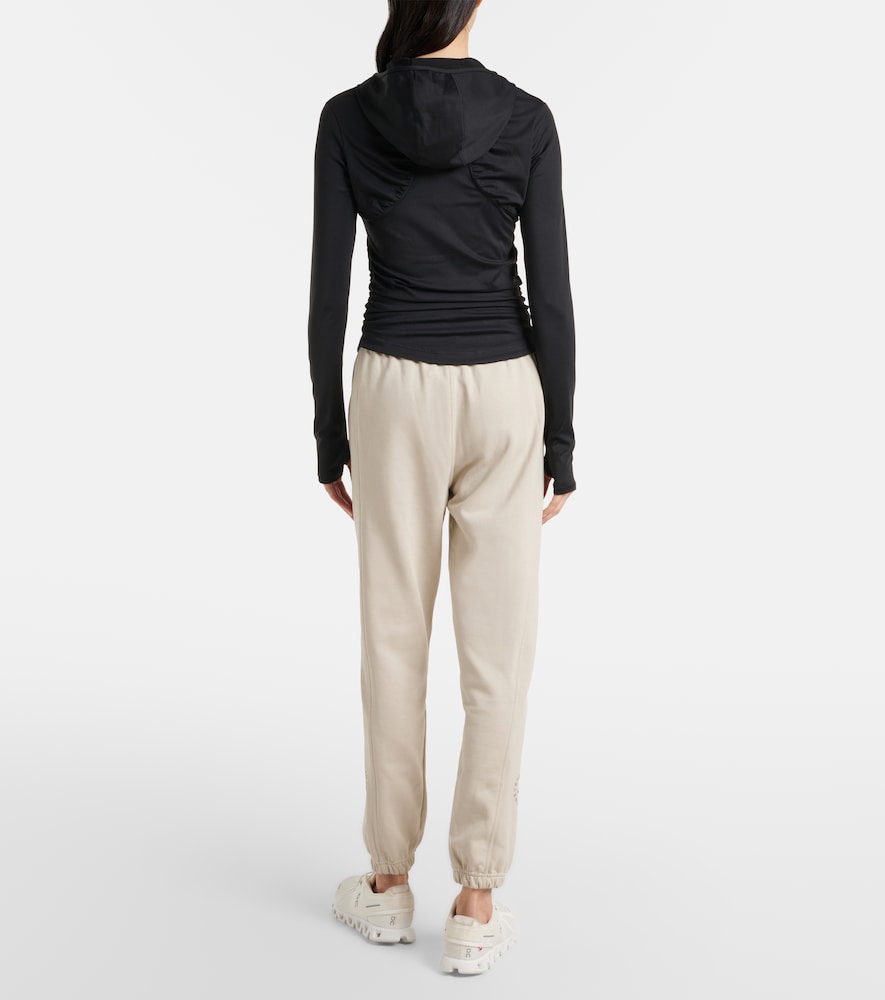 By Stella Mccartney Logo Hooded Zip-Up Top