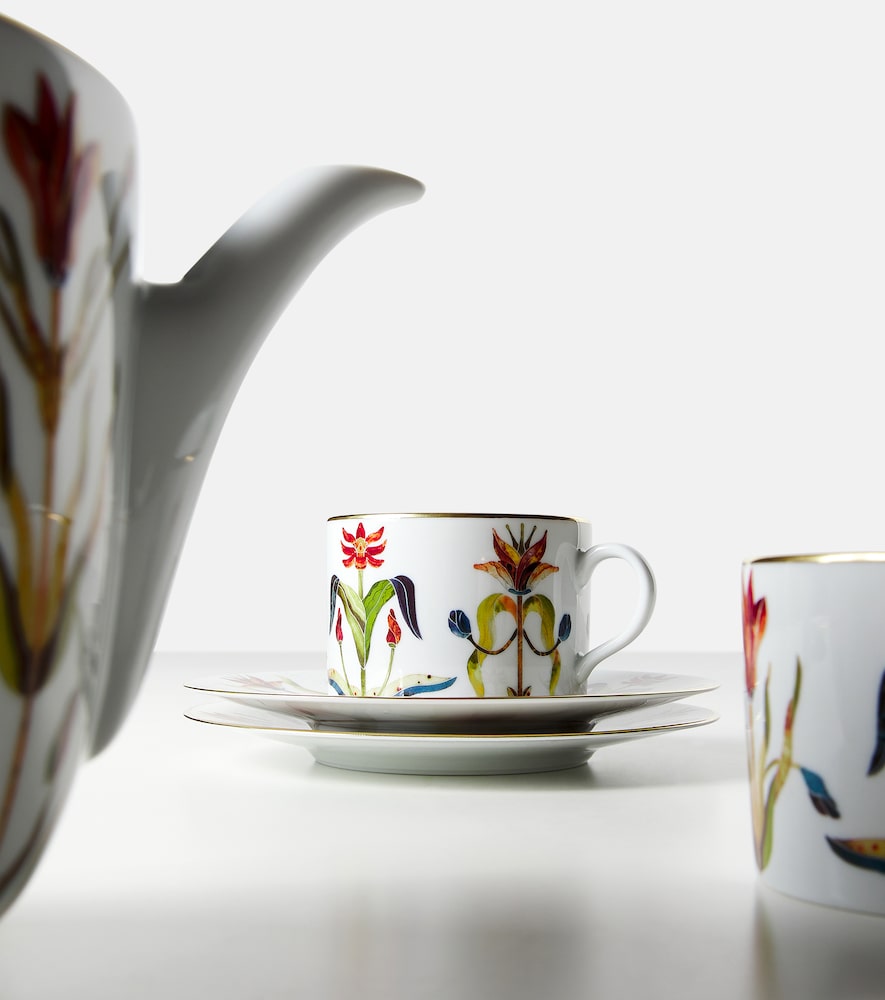  L'objet L'objet Set Grand Tour Aus Zwei Teetassen Und Untertassen 