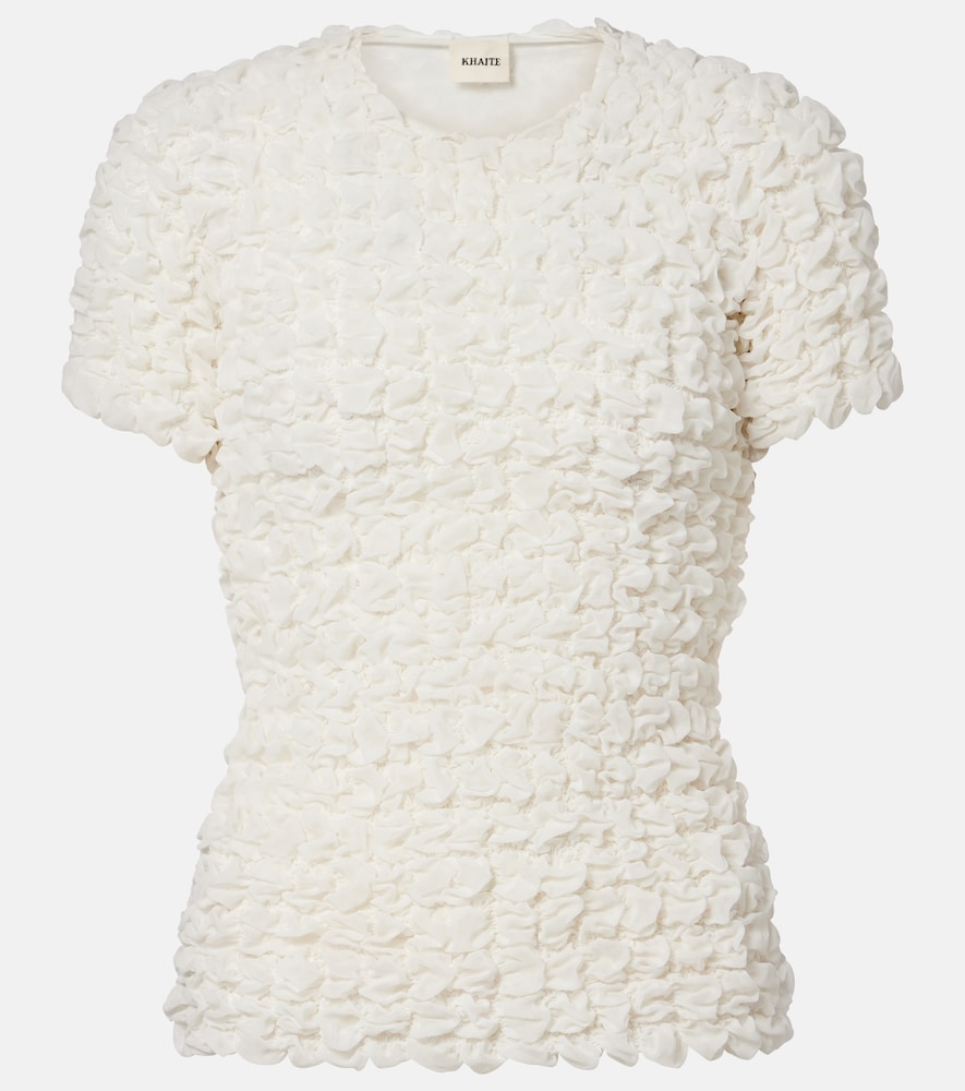 Top Polly in chiffon di seta