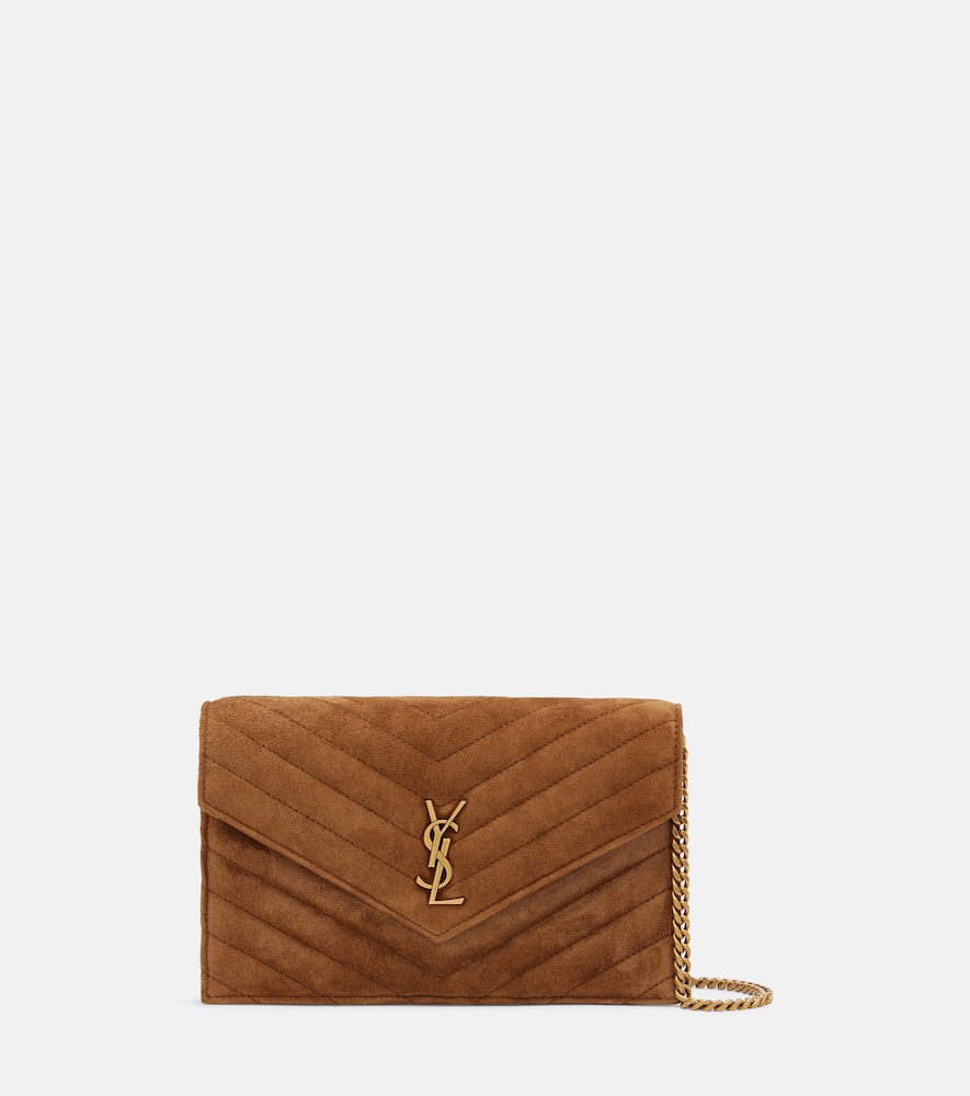 Portemonnaie Cassandre Mini aus Veloursleder