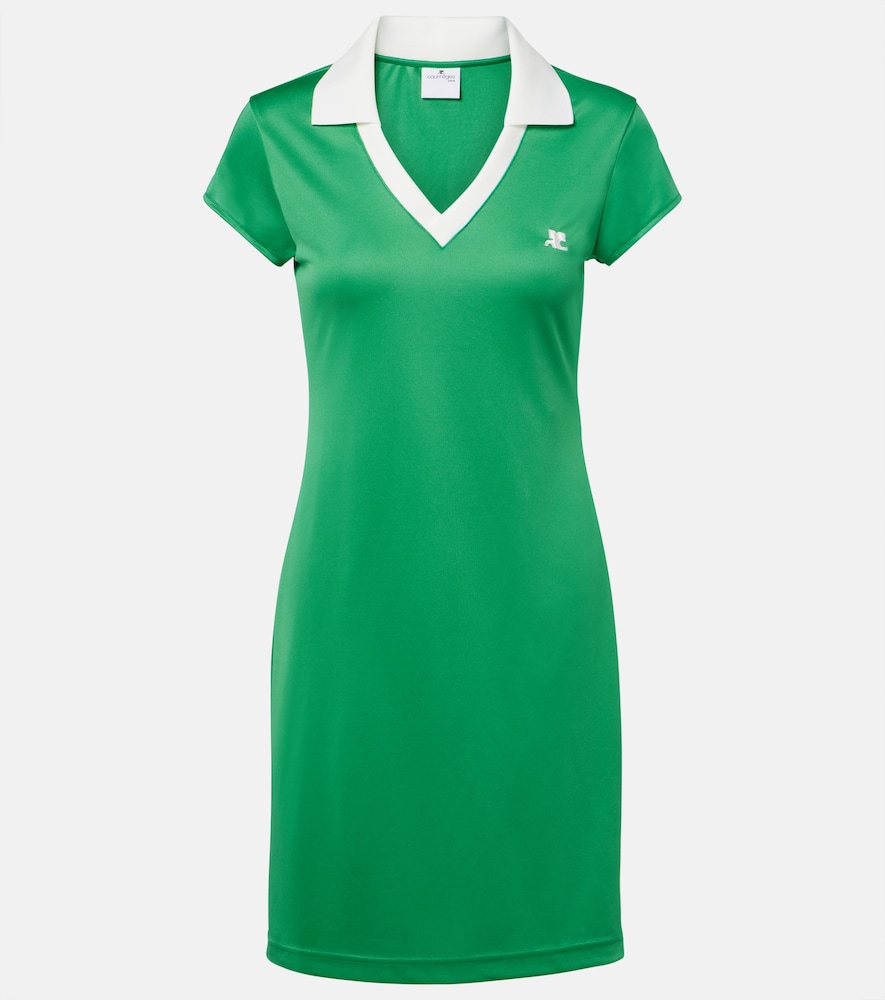 Courrèges Abito polo in jersey