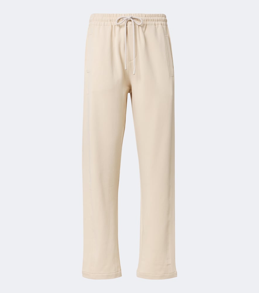 Zimmerli Jersey Wide-leg Sweatpants In Beige