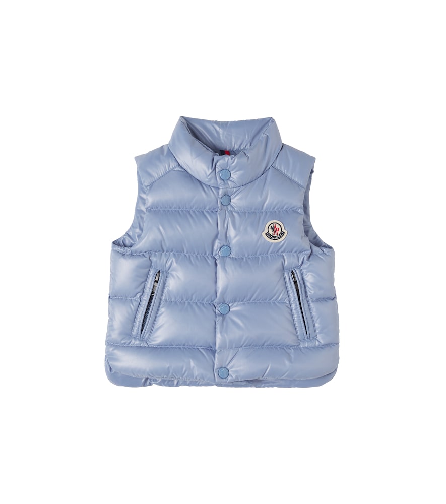 Moncler Enfant Blue Baby Bernard Down Vest M Size 24 - Mytheresa