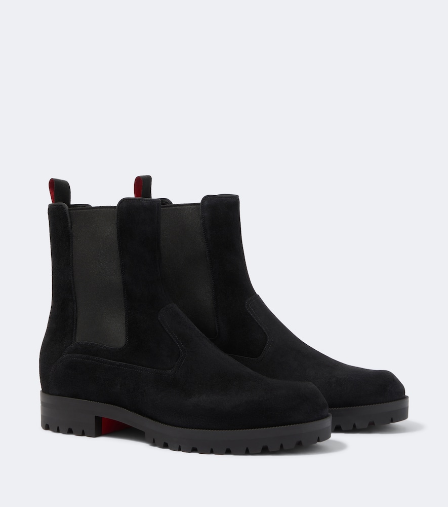 Chelsea Boots Cavernos aus Veloursleder