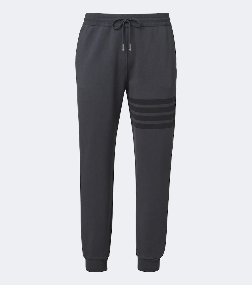 Pantaloni sportivi in cotone a righe