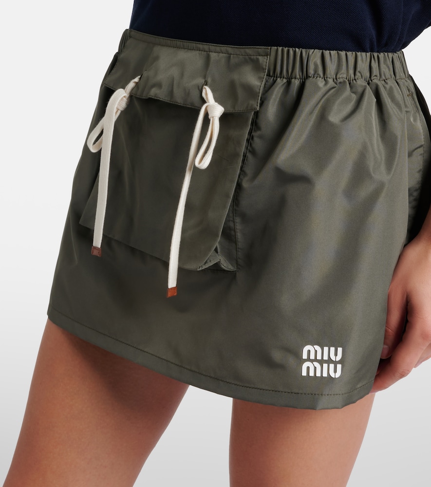  Miu Miu Miu Miu Technical Miniskirt 