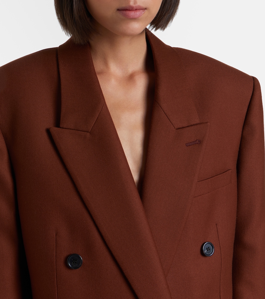  Saint Laurent Saint Laurent Double-breasted Cashmere Blazer 