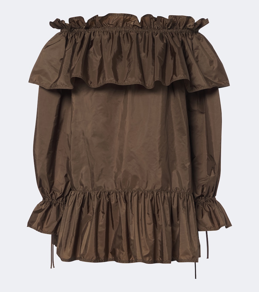 Minikleid aus Popeline
