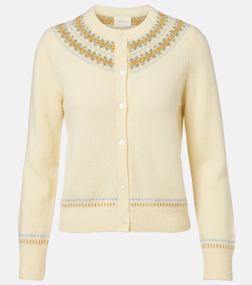 Doen Dôen Olympe Fair Isle wool-blend cardigan | Thumbnail 6