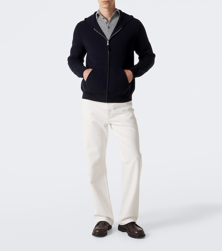 Hooded Wool And Cashmere Jacket