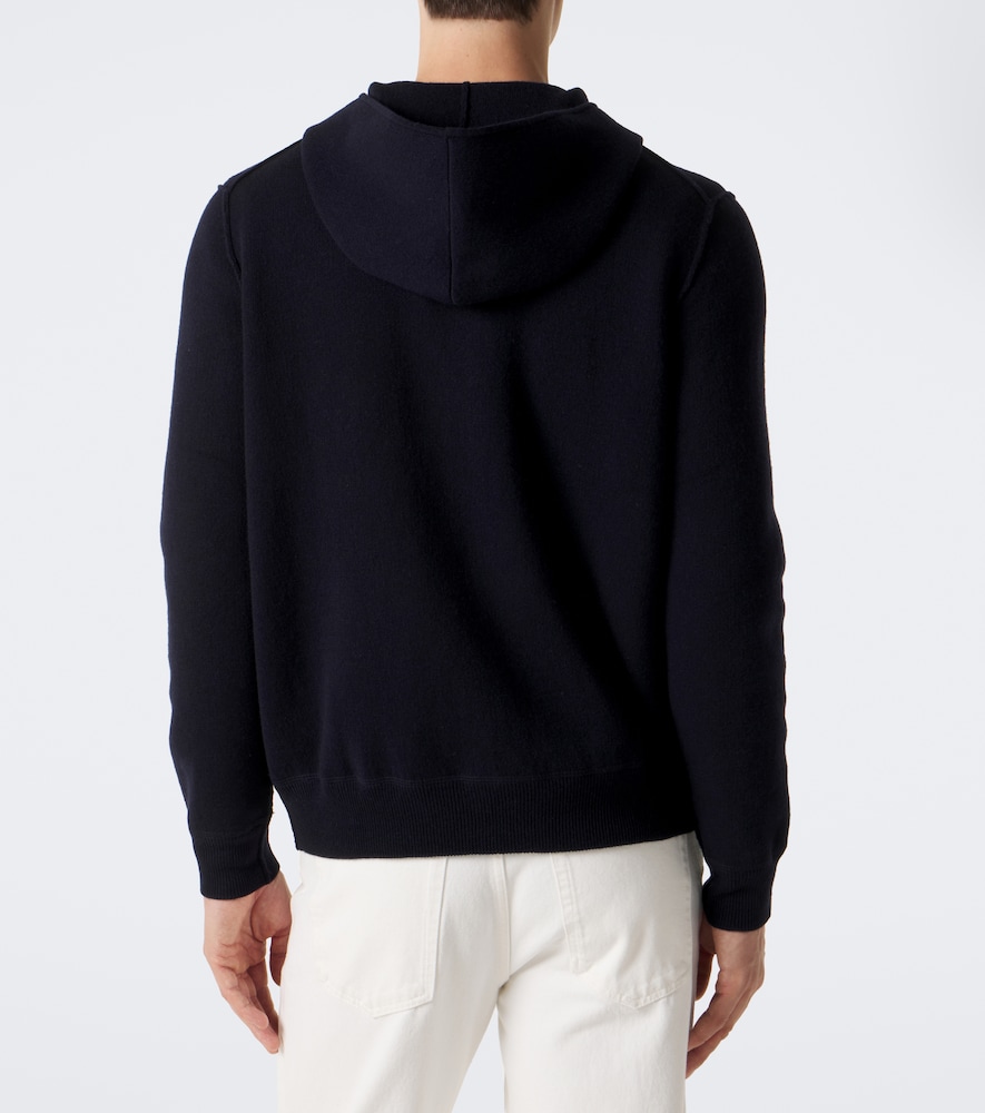 Hooded Wool And Cashmere Jacket