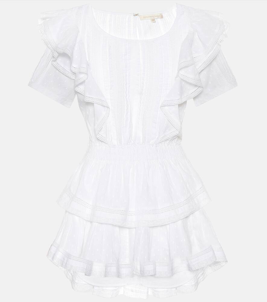 LoveShackFancy Natasha cotton minidress
