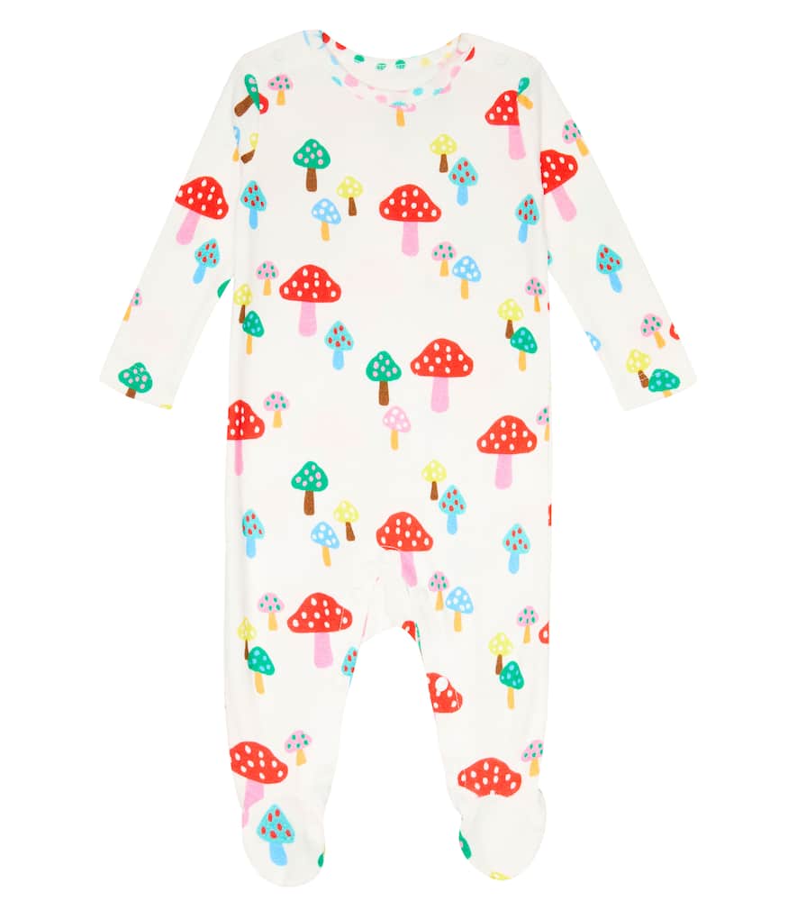 Stella Mccartney Baby Set Of 2 Printed Cotton Onesies In White/multicolor