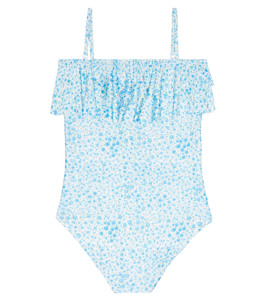 Melissa Odabash Baby Ivy Floral Swimsuit In Blue Floral