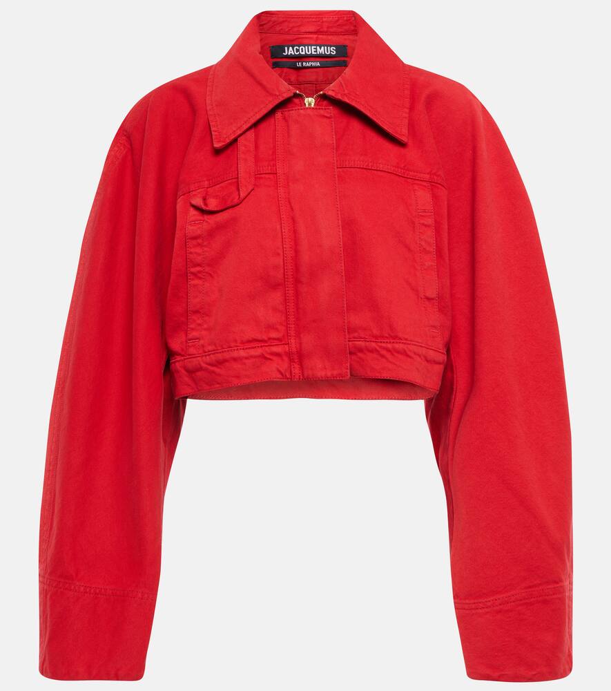 JACQUEMUS LA waistcoatE DE NÎMES MEIO DENIM JACKET