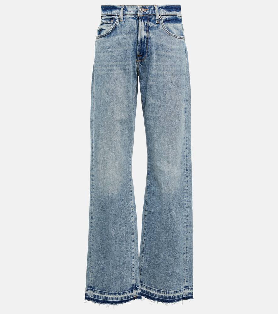 7 FOR ALL MANKIND TESS TROUSER HIGH-RISE STRAIGHT JEANS