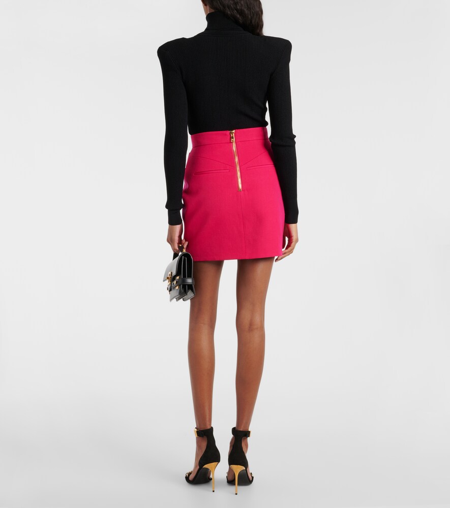  Balmain Balmain Minirock Aus Schurwolle 