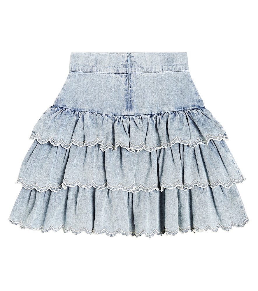  Petite Amalie Petite Amalie Rock Aus Baumwoll-chambray 