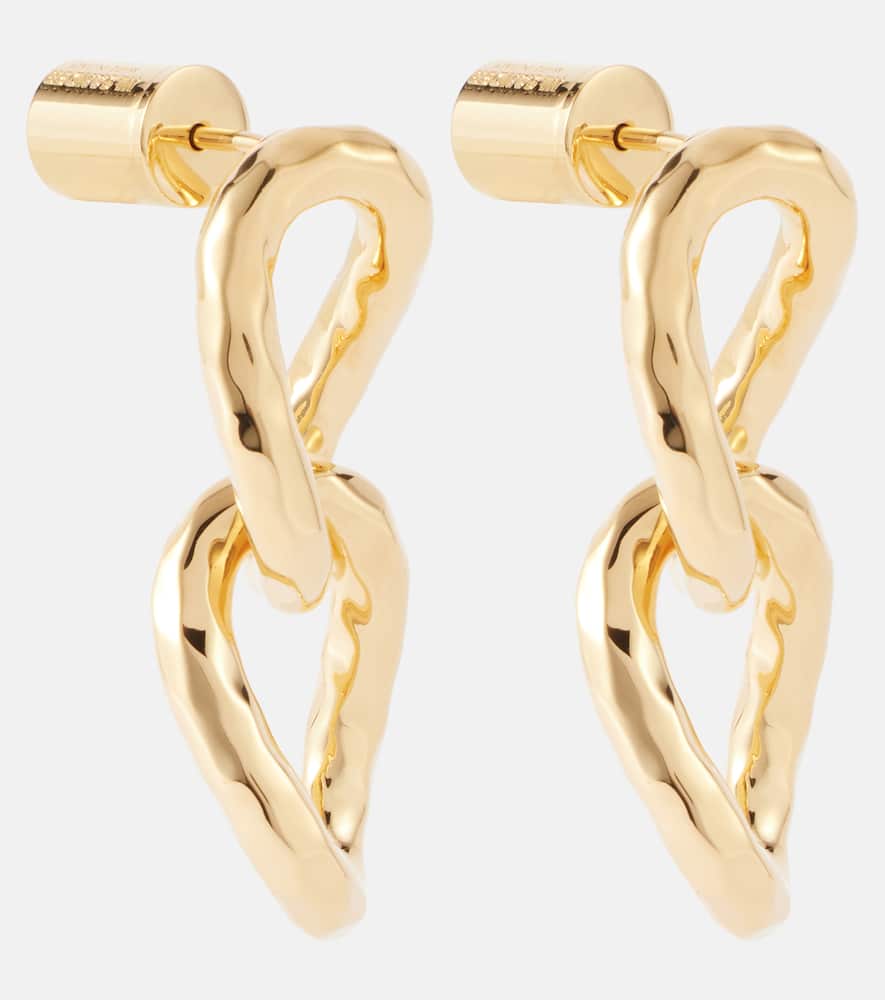 Jil Sander Fw5 Earrings In Gold